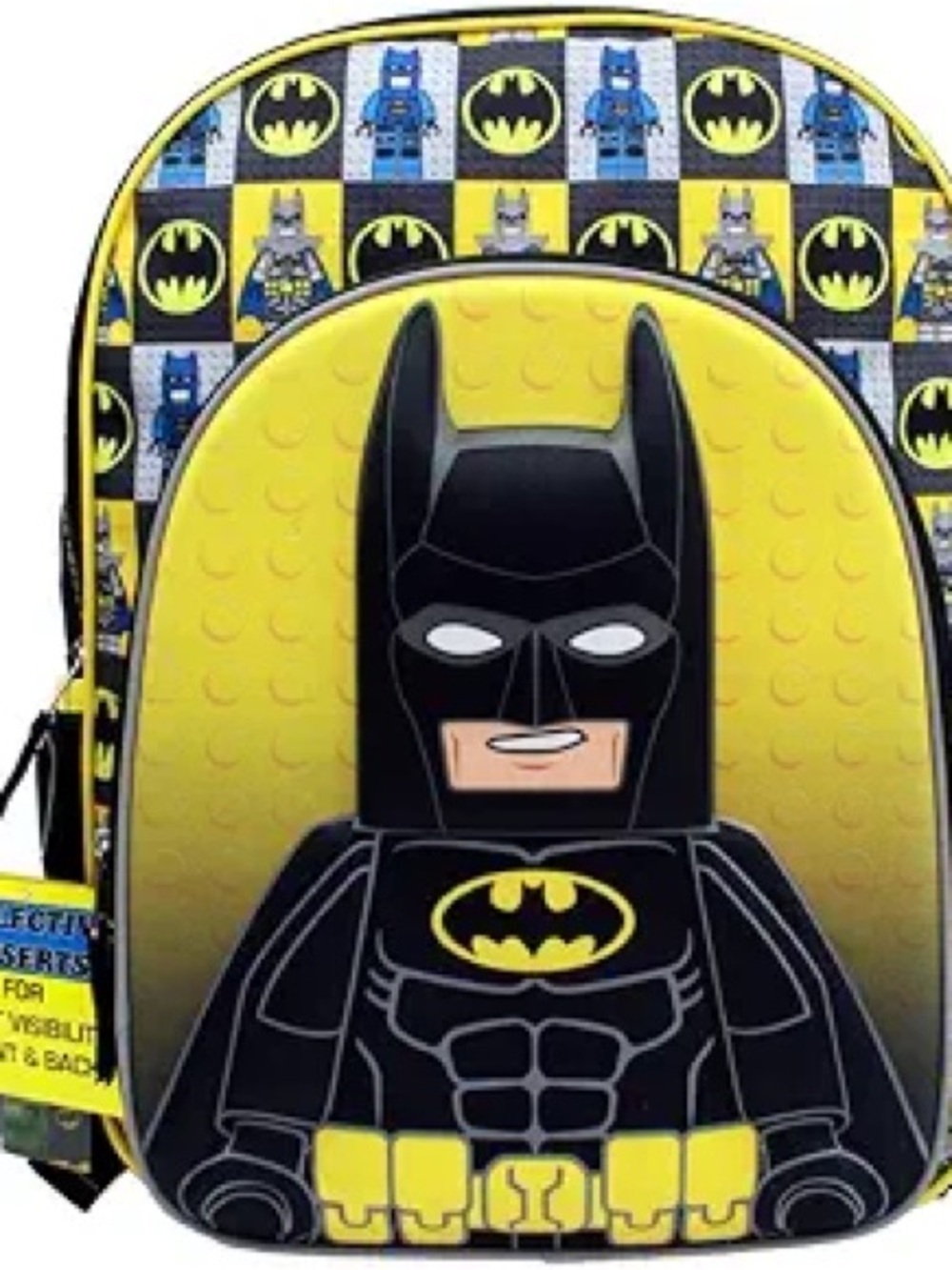 ISO: Not for Sale: LEGO Batman Yellow & Black Kids Backpack